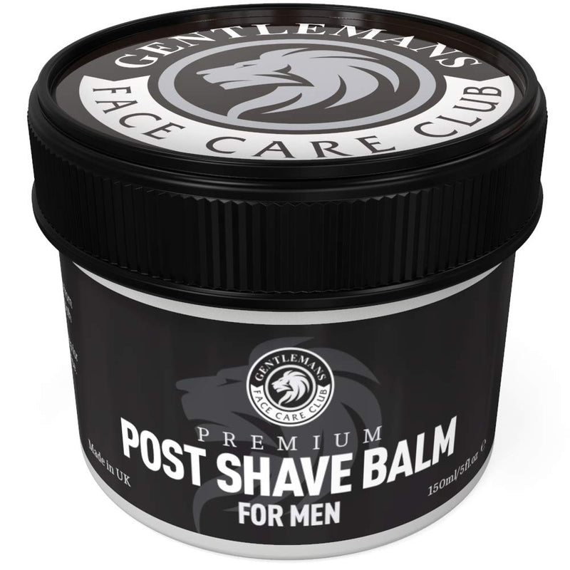 [Australia] - Post Shave Balm For Men - Gentlemans Face Care Club Vegan Friendly After Shave Gel With Witch Hazel + Aloe Vera Calms Sensitive Skin & Razor Burn Fast 