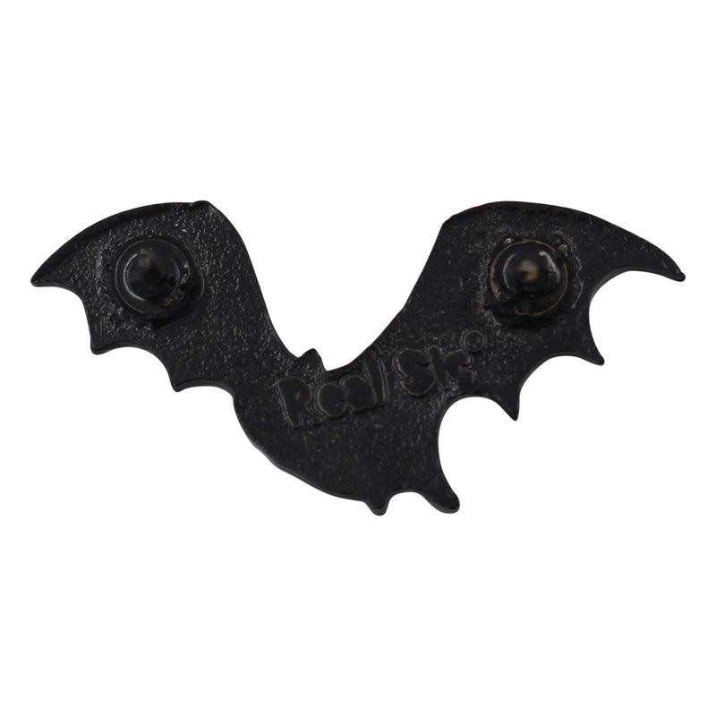 [Australia] - REAL SIC Bat Enamel Pin - Glow-in-the-Dark White Bat Lapel Pin - Cute Derpy Bat for Backpacks, Bags, Jackets & Hats 