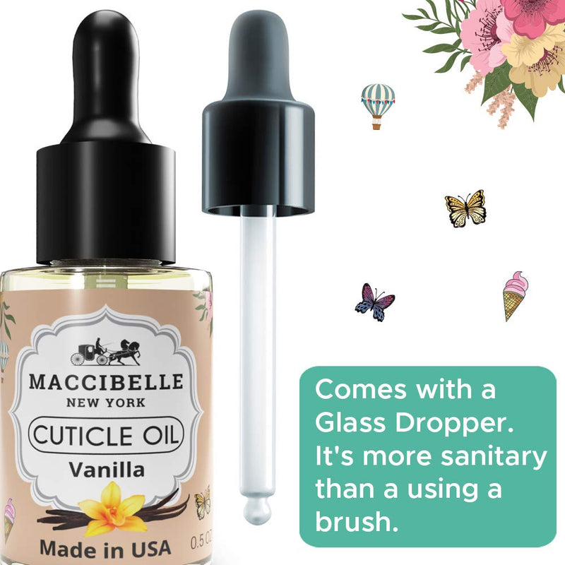 [Australia] - Maccibelle Cuticle Oil 0.5 oz for Dry Cracked Cuticles (Sweet Vanilla) Sweet Vanilla 