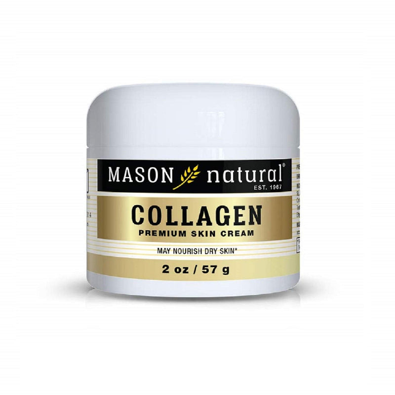 [Australia] - Mason Vitamins Collagen Beauty Cream 100% Pure Collagen Pear Scent, 2-Ounce Jars (Pack of 2) 