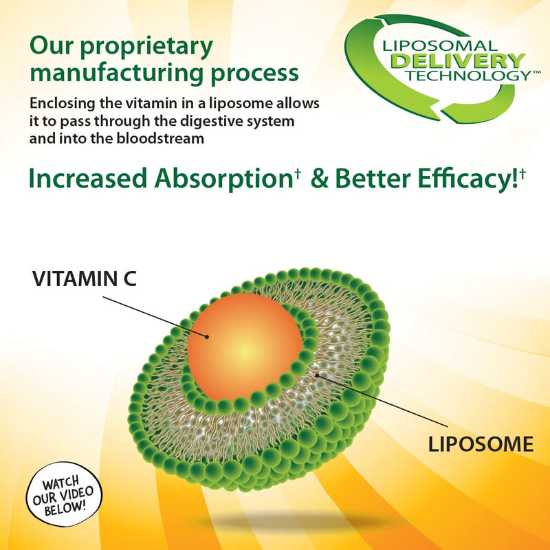 [Australia] - Aurora Nutrascience, Mega- Liposomal Vitamin C, 3,000 mg per Serving, Gluten Free, Non-GMO, Sugar Free, High Absorption, Fat Soluble Vitamin C, Immune System Support, 16 oz (480 mL) 16 Fl Oz (Pack of 1) 