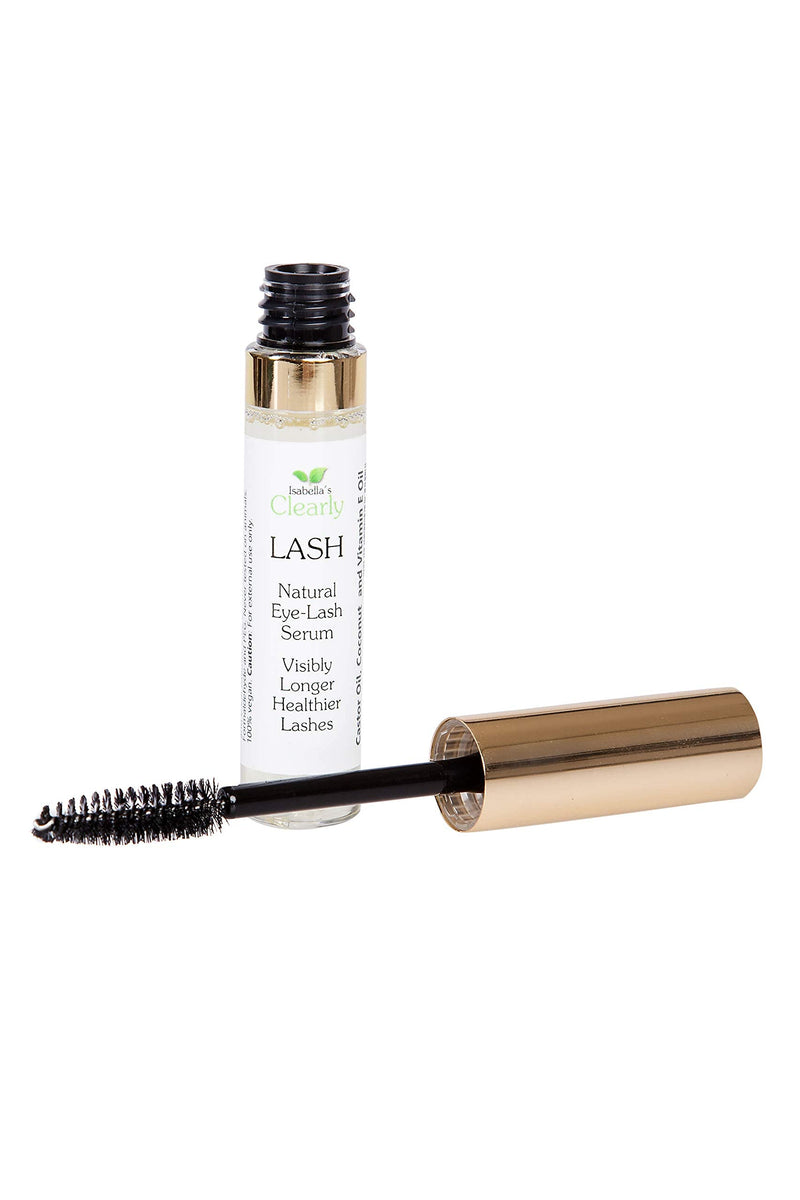 [Australia] - Clearly LASH, Natural Eyelash and Eyebrow Growth Serum | Castor, Coconut, Vitamin E Oils | Grow Longer, Fuller, Enhanced Lashes and Brows | Paraben Free, Cruelty Free, Vegan, Made in USA 