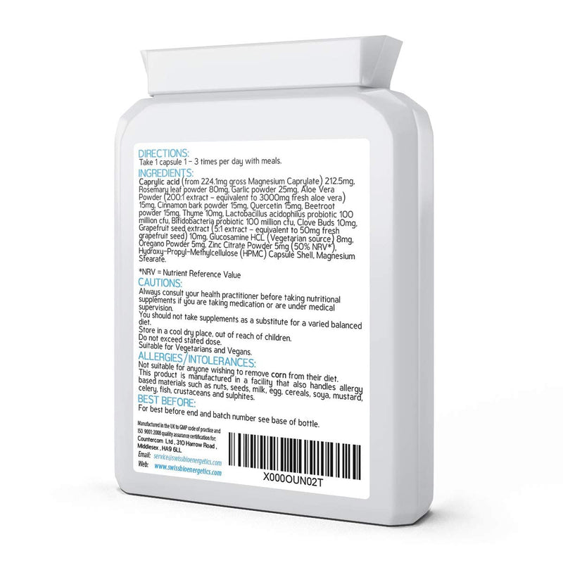 [Australia] - CanDefence 60 Capsules - Candida Support - Ultimate Extra Strength All-in-ONE Formulation 
