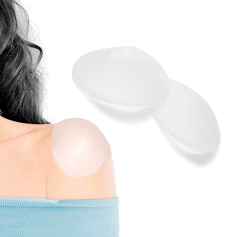 [Australia] - GWAWG Shoulder Pads Silicone Soft Anti-Slip Self Adhesive Invisible Shoulder Push-up Pads Adhesive Shoulder Enhancer for Woman Man(1 pair 