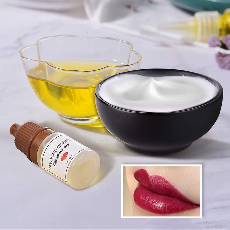 [Australia] - Reddhoon DIY Lip Gloss Making Kit, Make Your Own Lip Gloss, Lip Gloss Base Oil Material with Lip Polish Tube, Powder Pigment, Olive Oil and Other Tools, Handmade Lip Gloss (01# Moisturizing) 01# Moisturizing 