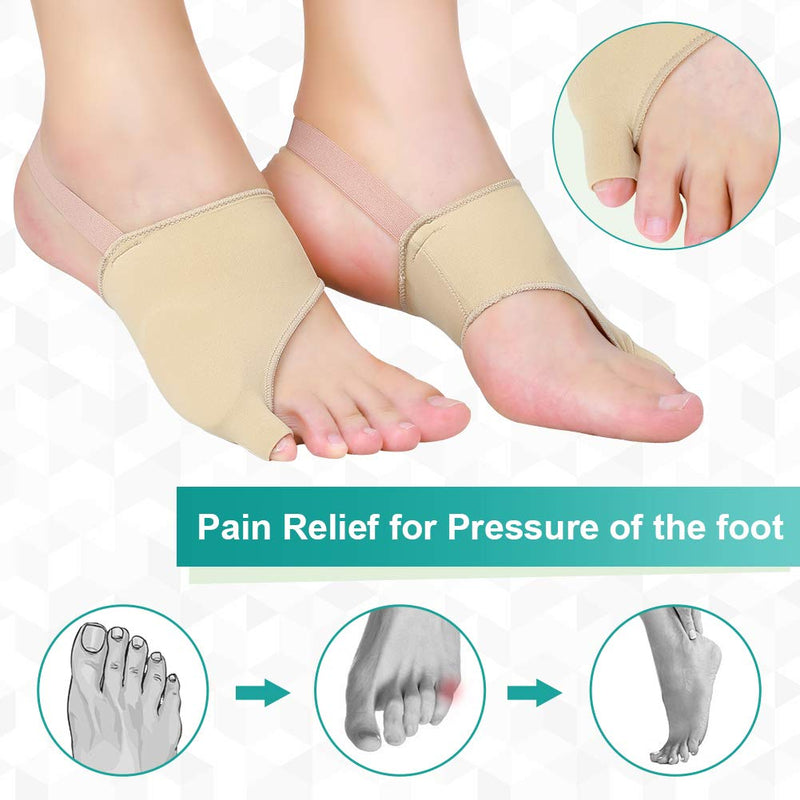 [Australia] - Tailors Bunion Corrector Pinky Toe Pain Relief Pad, Soft Silicone Gel Bunion Corrector Bunion Pads with Anti-Slip Strap, Little Toe Cushions Spacer Shield Guard for Calluses, Blisters, Corns 