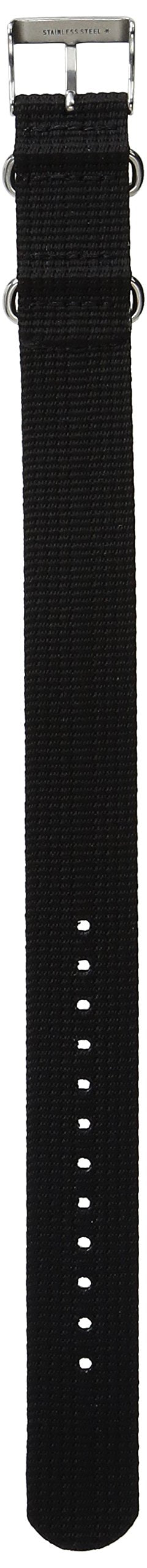 [Australia] - Timex Single-Layer 20mm Slip-Thru Strap Black 