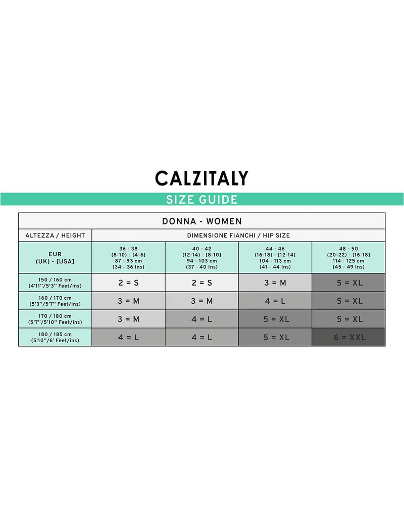 [Australia] - CALZITALY Anticellulite Control Shaper Shorts with Massage Effect | Skin, Black | S, M, L, XL | Made in Italy 