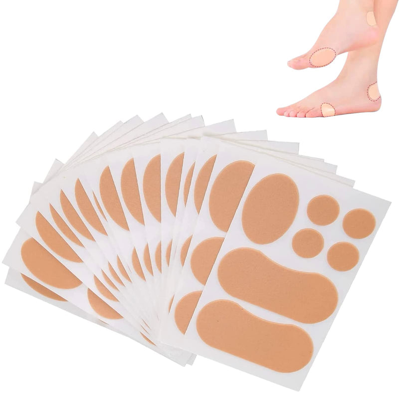 [Australia] - 15 Sheets Moleskin for Feet, Waterproof Adhesive Foam Foot Care Tape High-Heeled Sticker for Chafing Blister Prevention 