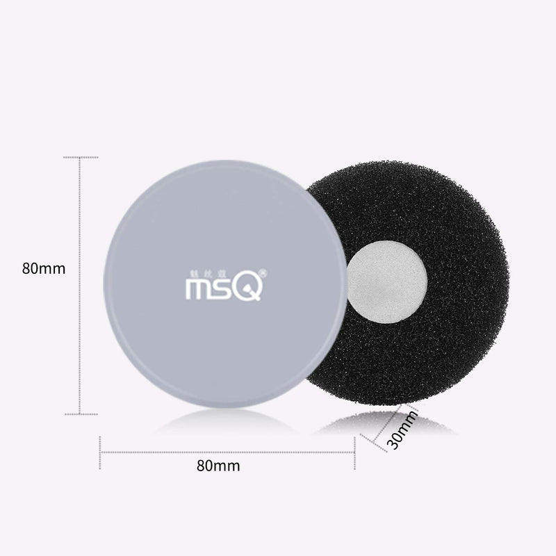 [Australia] - MSQ Brush Cleaner Color Removal Sponge Dry Makeup Brush Quick Cleaner Sponge Removes Shadow Color from Your Brush without Water or Chemical Solutions - Compact Size for Travel… 