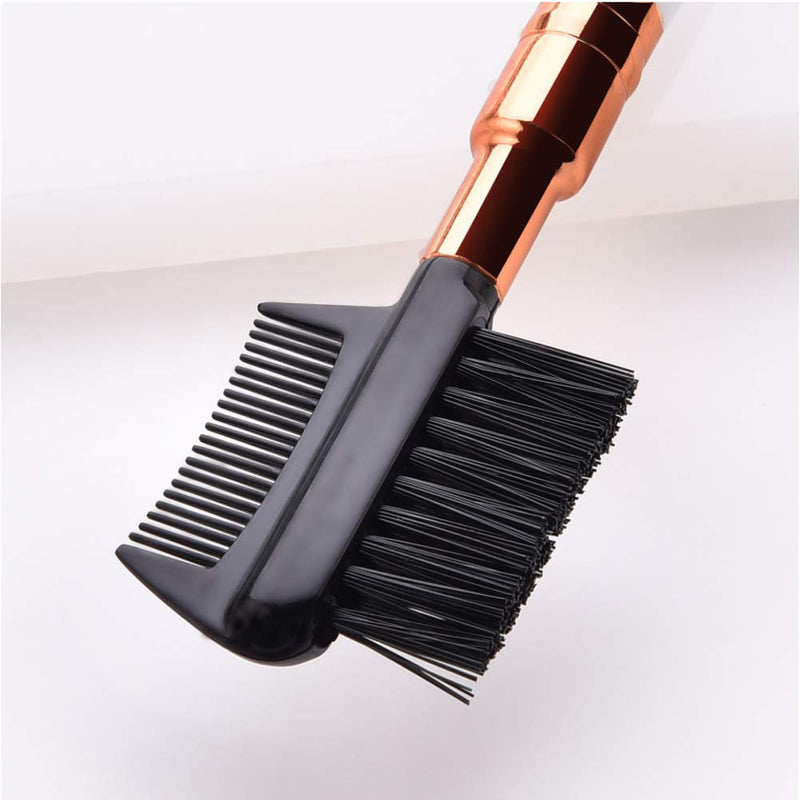 [Australia] - 3 Pcs Two in One Brushes, Mascara Brushes, Makeup Eyebrow Brush & Eyelash Comb, Eyebrow Eyelash Dual-Comb Extension - Beauty Cosmetic Tool for Professional and Travel 