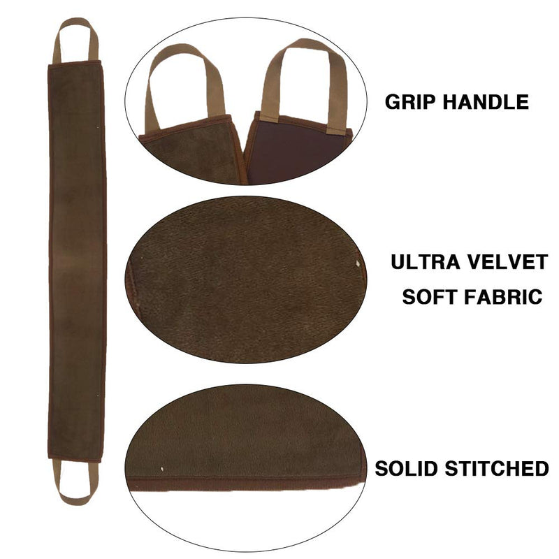 [Australia] - 4Pack Self Tanning Mitt Applicator Kit Set, with Self Tanner Mitt, Lotion Applicator for Back, Exfoliating Glove, Face Brush for Fake Bake Sunless Tan Brown 