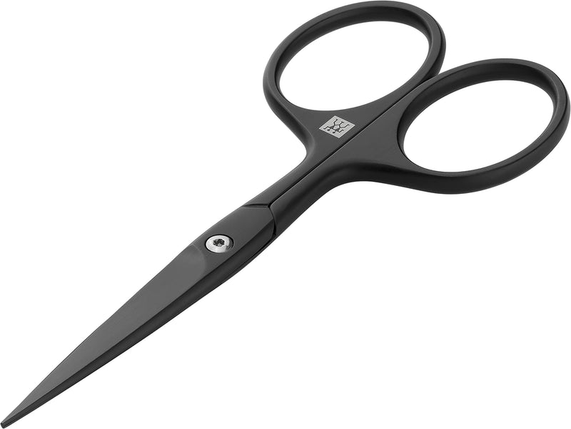 [Australia] - ZWILLING Twinox M Beard Scissors Premium Care Scissors for Men, 115 mm, Carbon Matt Black 