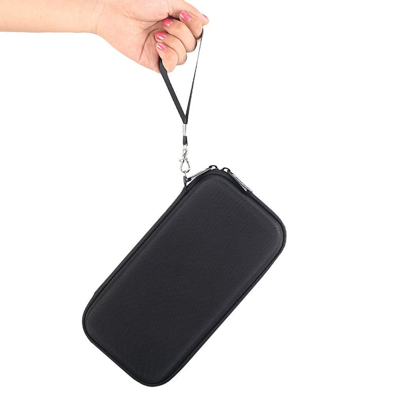 [Australia] - BOVKE Hard EVA Travel Case Replacement for YK15AB EMS TENS Unit Muscle Stimulator Electronic Pulse Massager, Extra Room for Battery Electrode Wires Pads User Manual Pads Holder and Gel, Black 