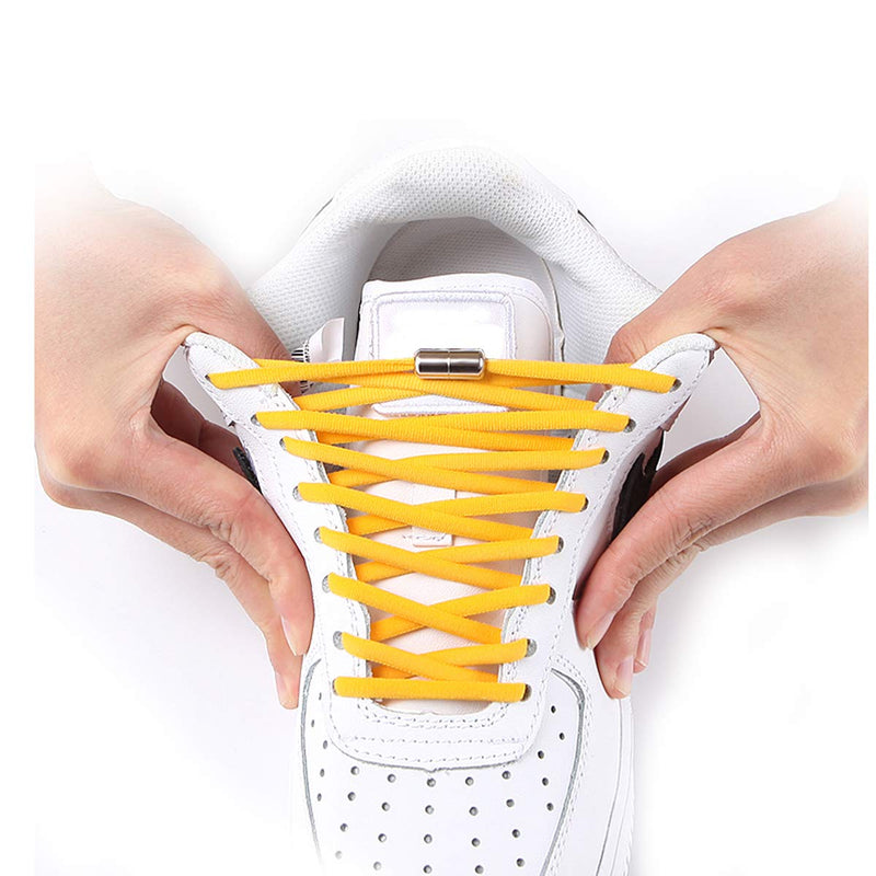 [Australia] - Elastic No Tie Shoe Laces For Adults,Kids,Elderly,One Size Fits All Apricot 