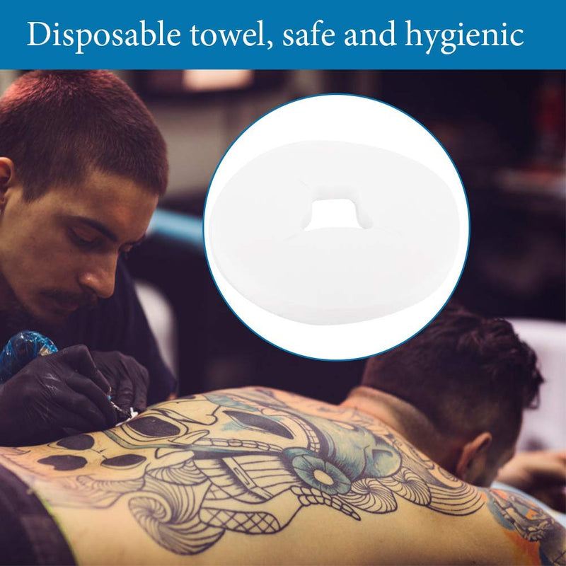 [Australia] - 100Pcs Disposable Face Massage Pad,Pillow Cushion for Salon SPA Face Hole Pillow Mat for Beauty Salon, Massage,Tattoo, Hotels, Mattress Cover, Daily Life Use for Person and Pet 