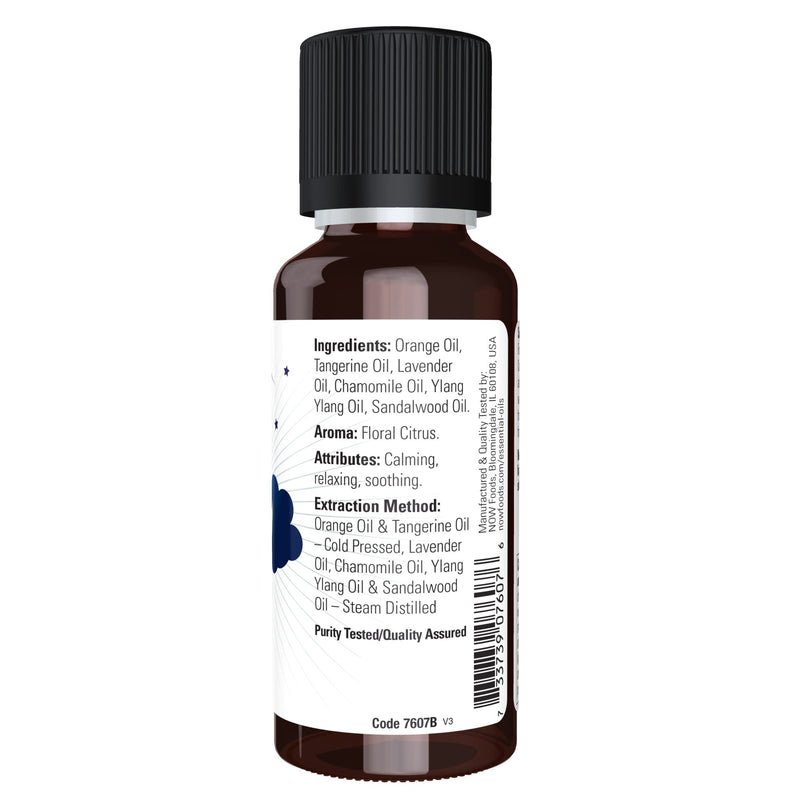 [Australia] - NOW Essential Oils, Peaceful Sleep Oil Blend, Relaxing Aromatherapy Scent, Blend of Pure Essential Oils, Vegan, Child Resistant Cap, 1-Ounce 1 Fl Oz (Pack of 1) 