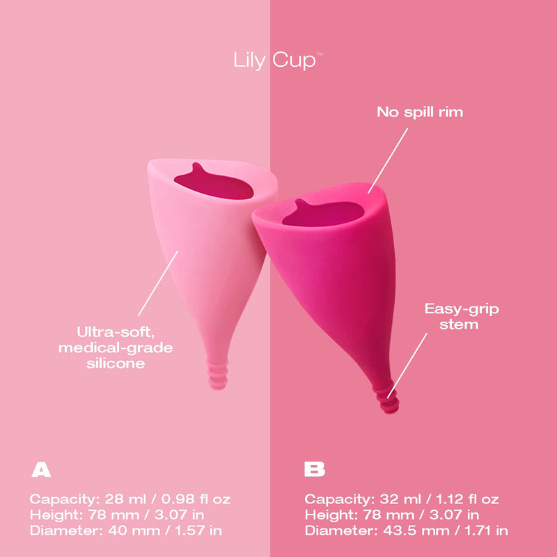 [Australia] - Intimina Lily Cup Size A - Thin Menstrual Cup, Period Cup With Up To 8 Hours Use 