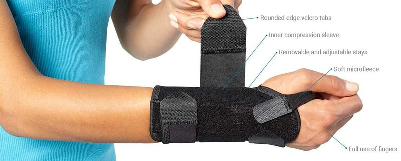 [Australia] - BIOSKIN Premium Wrist Brace 8-inch - Hypoallergenic Support for Carpal Tunnel, Wrist Sprains, and Arthritis Pain (XL-XXL), Left… XL-XXL (Left) 