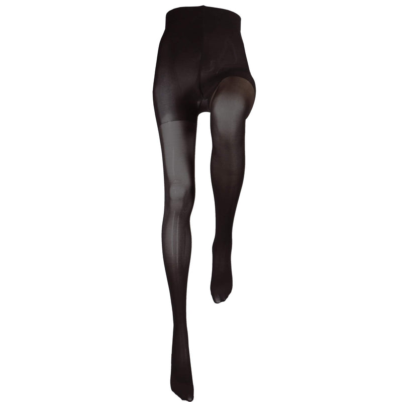 [Australia] - Truform Sheer Compression Pantyhose, 30-40 mmHg, Women's Shaping Tights, 20 Denier, Black, Medium 