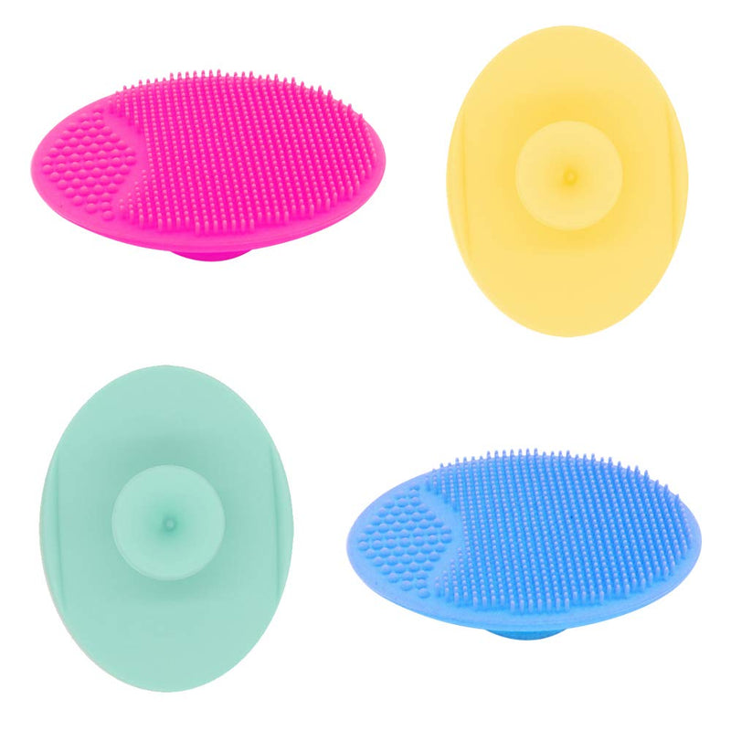 [Australia] - Set of 8, Beauty Tool Brush Set, findTop 4 Silicone Face Scrubbers Exfoliating Brushes Facial Cleaning Brushes, 2 Silicone Exfoliating Lip Scrub Brushes and 2 Silicone Brushes 