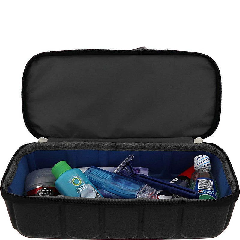 [Australia] - Lewis N. Clark Deluxe Travelflex Toiletry Kit, Makeup Bag, Shower Caddy + Travel Organizer Toiletry Kit, for Luggage, Carryon or Suitcase, Blue 