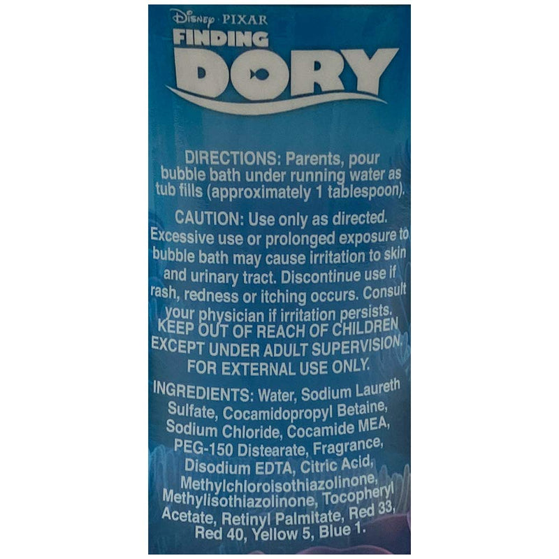 [Australia] - Finding Dory Bubble Bath 8 oz - Bubbly Berry Scent and Non Toxic Parabens & BPA Free 