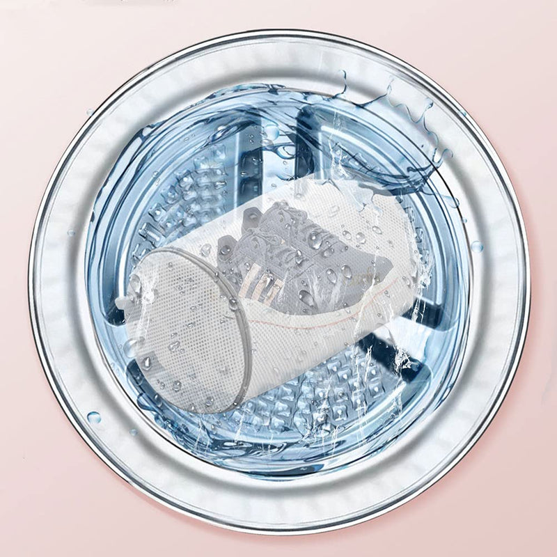 [Australia] - 2 Pcs Shoe Washing Machine Bag, Laundry Shoes Bag Dryer Door Shoe Net for Delicates Trainers Socks Bras 