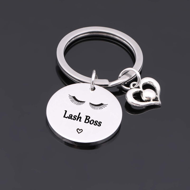 [Australia] - Lash Artist Keychain Makeup Jewelry Lash Boss Keyring Beautician Gift Lash Boss Keychain 