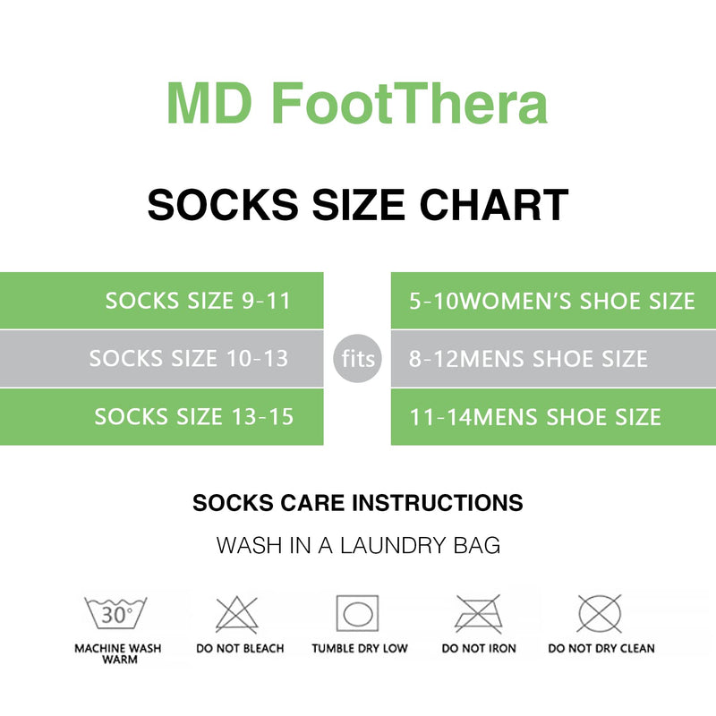 [Australia] - 4 Packs High-Top Orthopedics Tube Socks for Fracture Boot Cast Replacement Socks Liner for Air Cam Walkers Boots Surgical Leg Cover 2BLK/2WHI 10-13 