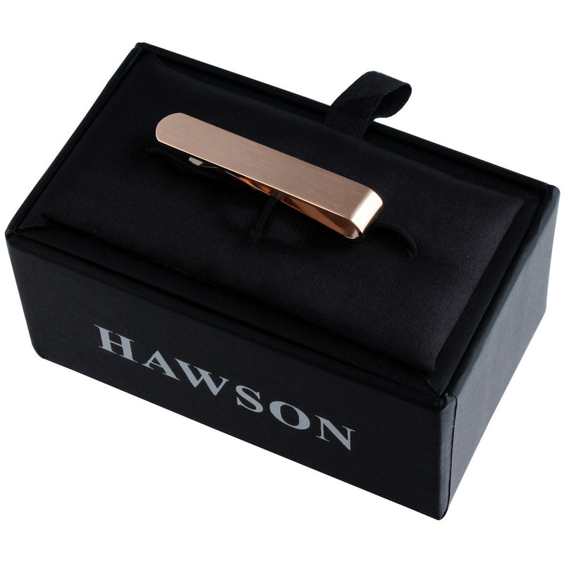 [Australia] - HAWSON Tie Bar Clips for Men Skinny Necktie Series Gentlemen Wedding Business Gift 1.5 inch 