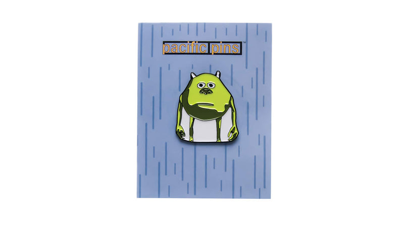 [Australia] - Mike Wazowski Enamel Pin | Mike Wazowski Meme Pin Brooch Joke pin cute pins backpack pins pixar monsters inc kawaii 
