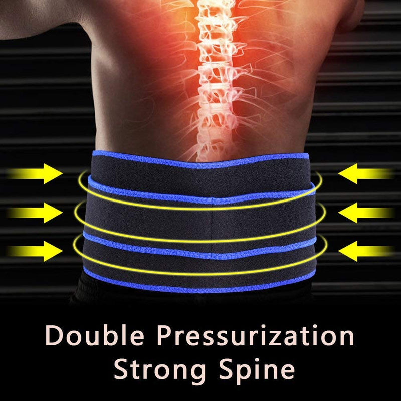 [Australia] - Back Waist Support, Adjustable Breathable Back Waist Support Lumbar Brace Belt Helps Relieve Lower Back Pain 