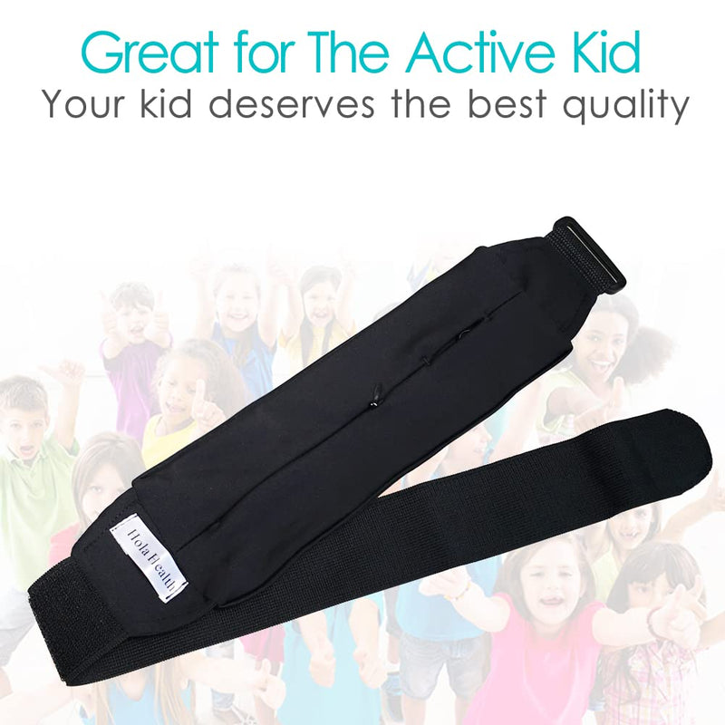 [Australia] - Hola Health Kids Diabetic Belt, T1D Children Insulin Pump Holder, Type 1 Diabetes Adjustable Waist Band Medical Devices Accessories for EpiPens, Girls, Boys 