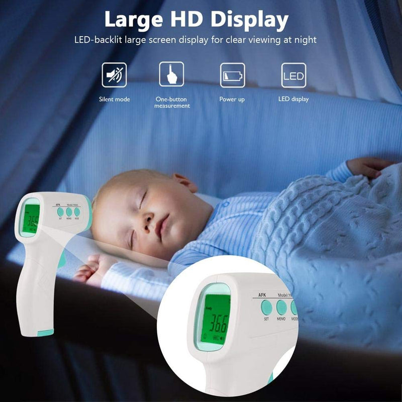 [Australia] - Non Contact Forehead Gun, Medical Digital Thermometer for Fever, Clinical Detecting Body Temperature in Infants, Children and Adults 