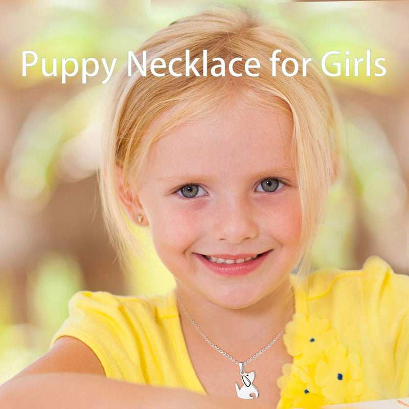 [Australia] - AONED Dog Necklace for Women Girls Daughter Jewelry Gifts 18.5 Inches Adjustable Chain A:Dog Necklace 