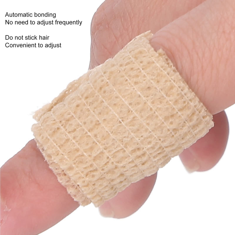 [Australia] - Self Adherent Cohesive Bandages Wrap,Breathable Flexible Non Woven Flexible Cohesive Tape Wrap, Athletic Tape, Hand & Wrist Wraps, Ankle Tape (2.5cm4.5m) - Brown 2.5cm*4.5m 