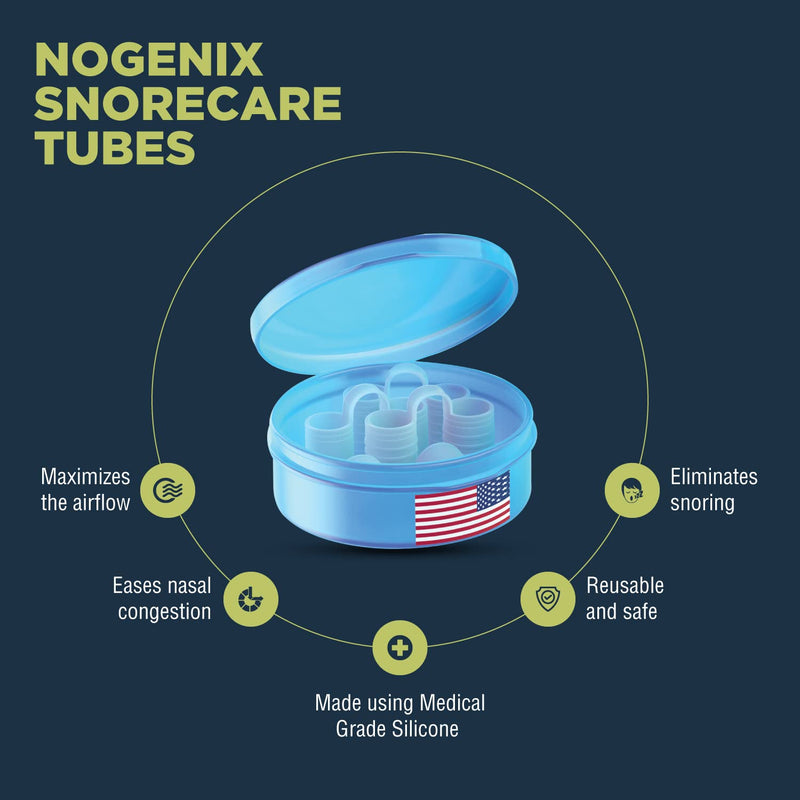 [Australia] - Zircon Set of 4 Nose Vents to Ease Breathing - Anti Snoring - No Side Effects - Advanced Design - Reusable - Includes Travel Case 