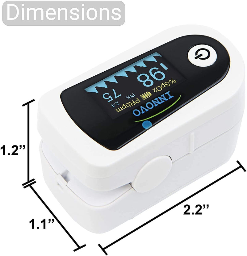 [Australia] - Innovo Premium iP900BP Fingertip Pulse Oximeter Blood Oxygen Monitor with Plethysmograph and Perfusion Index 