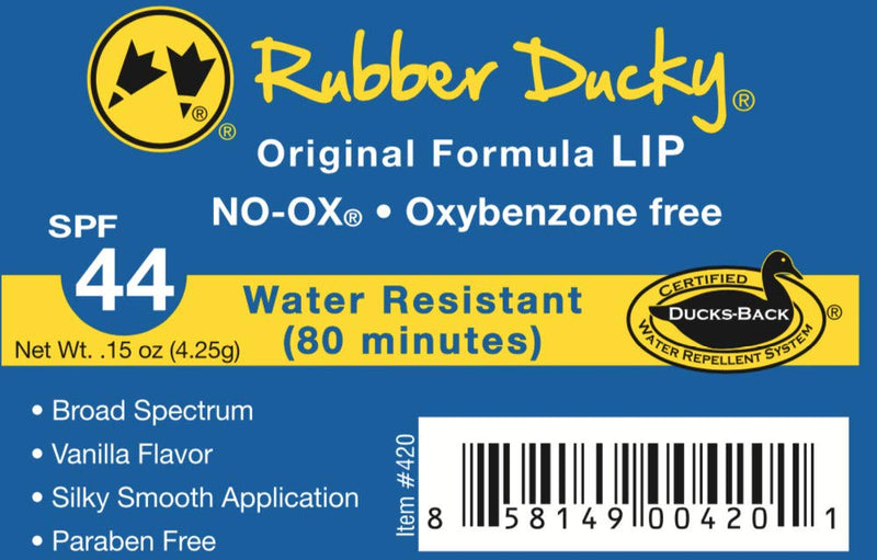 [Australia] - Rubber Ducky | SPF 44 lip Sunscreen, Vanilla - 0.15 ounce - set of 3 3 Pack 