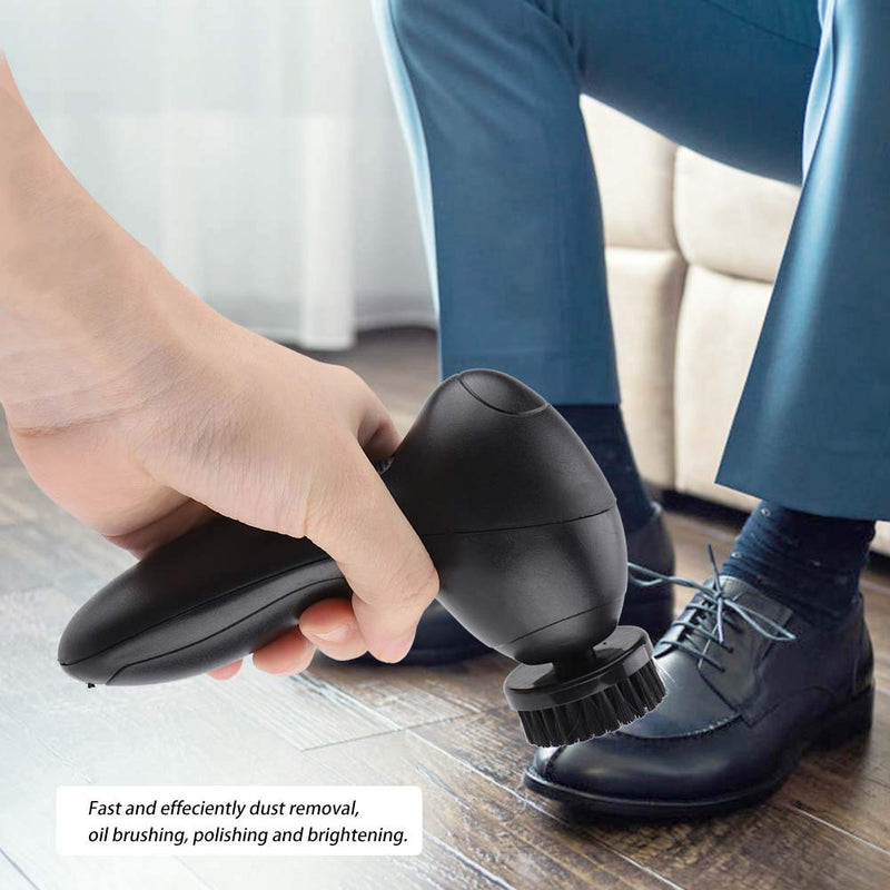 [Australia] - Yosoo Electric Shoes Polisher Machine, Portable Electric Shoe Shine Kit Shoe Shiner Dust Machine for Leather Bags Car Seat Maintenance 