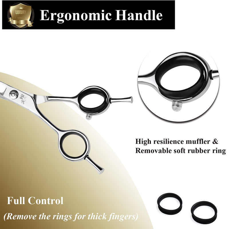 [Australia] - Professional 6 inch Hairdressing Scissors (Flat Shear) Flat Shear 