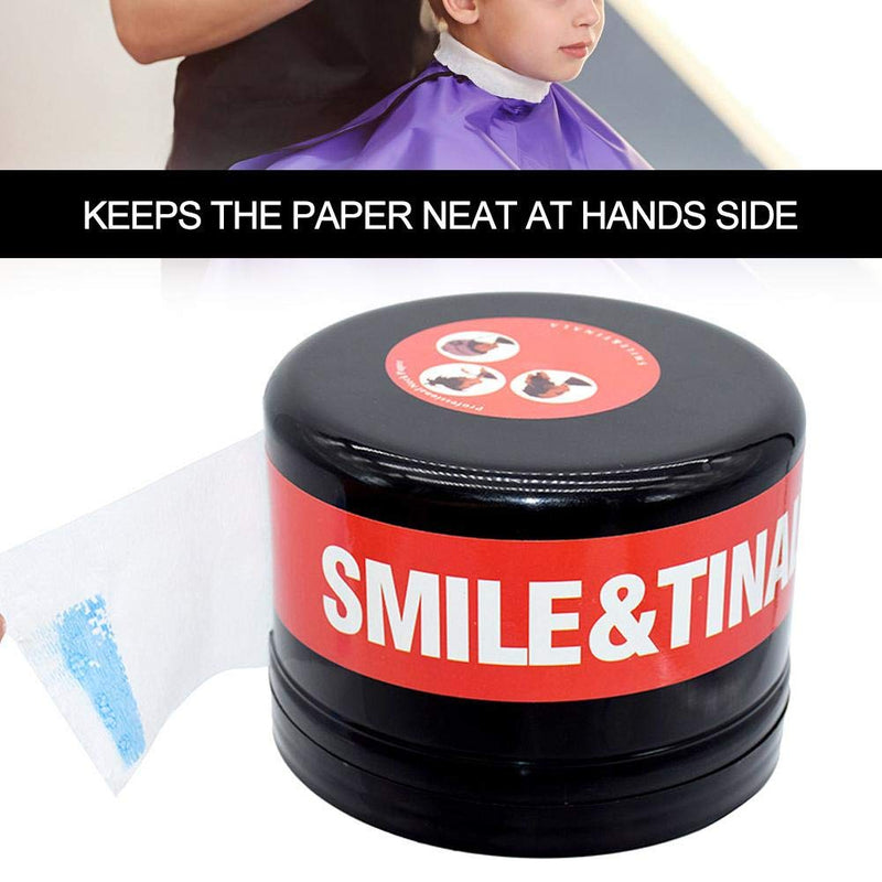 [Australia] - Neck Paper Roll Holder, Disposable Hairdressing Paper Storage Box, Easy To Store And Remove Haircut Scarf Paper 