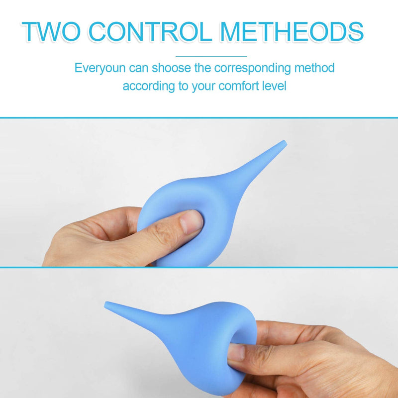 [Australia] - 2 Pack Ear Syringe 2oz / 60ml Hand Bulb Syringe Ear Washing Squeeze Bulb, Rubber Squeeze Bulb Ear Syringe Ball Laboratory Tool 
