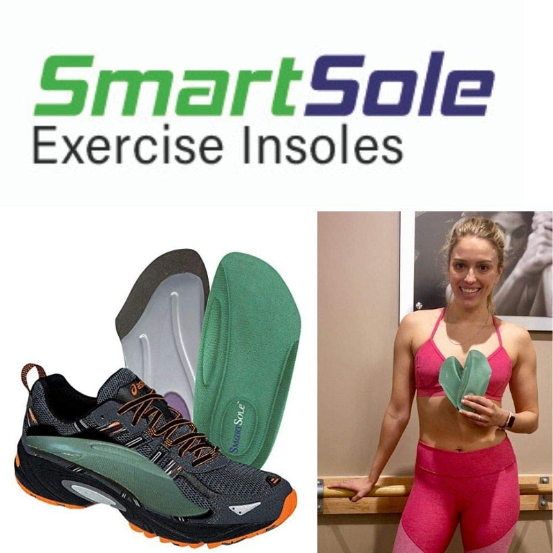 [Australia] - Insoles for Plantar Fasciitis and Heel Pain Relief | Arch Support for Women & Men | Flat Feet & Shin Splints Relief | All Day Comfort | SmartSole Exercise Insoles - 3/4 Length Medium: Womens Size 8.5 - 11, Mens 7.5 - 10 