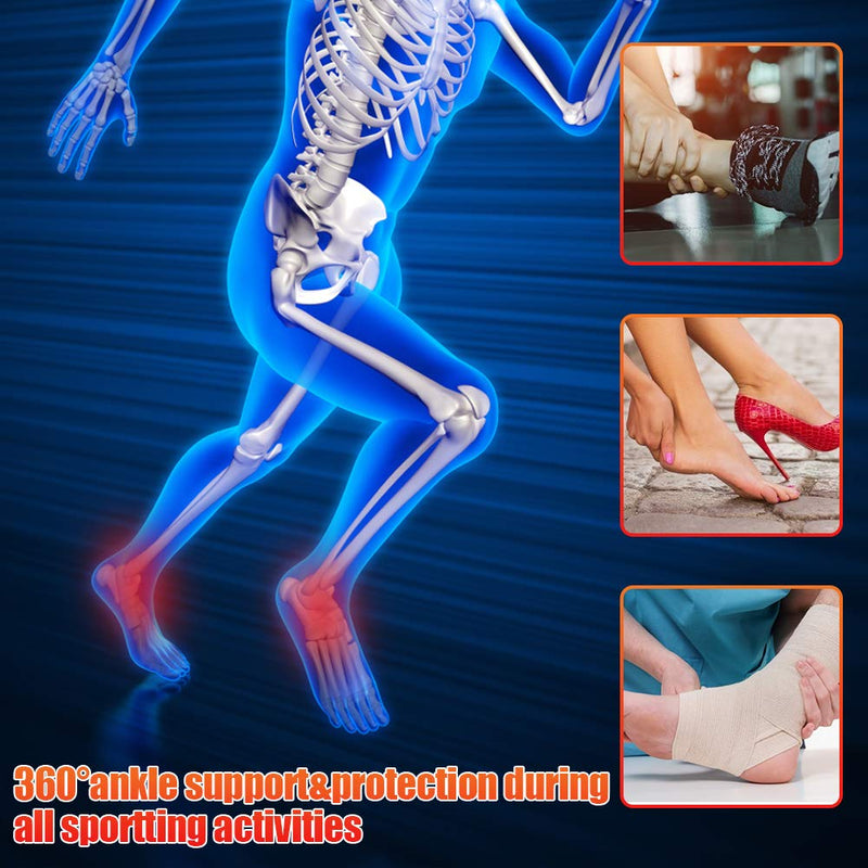 [Australia] - Mavis Laven Heating Ankle Brace, Heat Therapy Foot Drop Orthotic Brace with Adjustable 3 Level Controller for Injury Joint Recovery, Ankle Sprain Swelling, Arthritis, Strain, Fit Left/Right Foot 