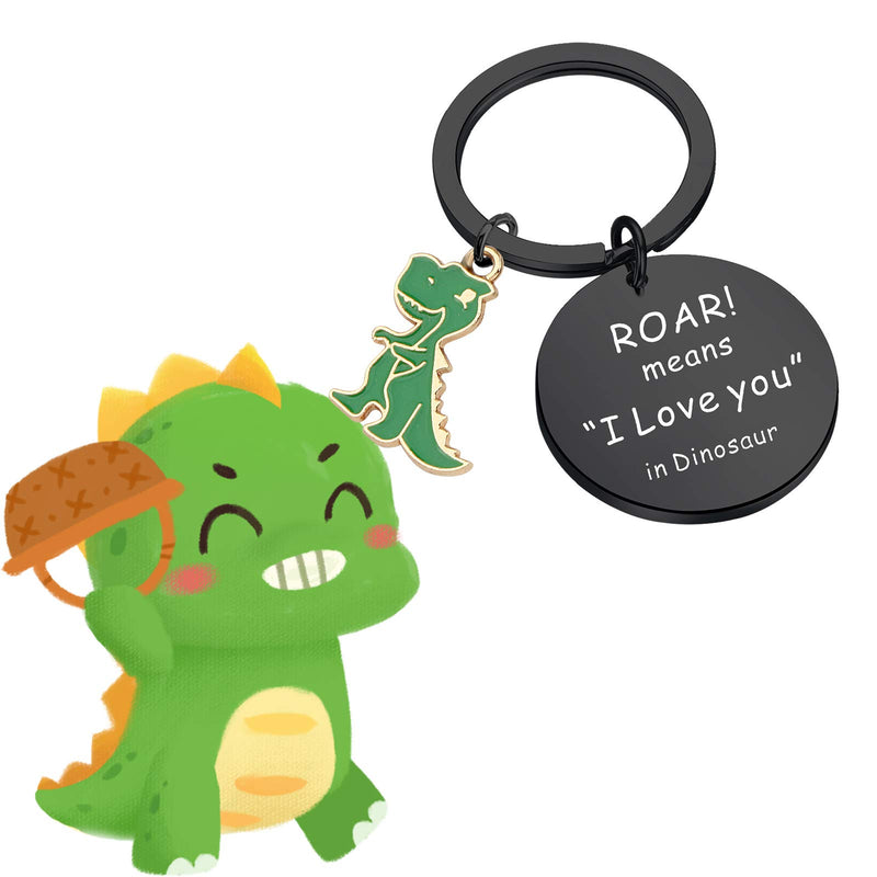 [Australia] - TGBJE Dinosaur Gift T-Rex Gift ROAR Means I Love You In Dinosaur Keychain Couple Gift Dinosaur Lover Gift BL roar 