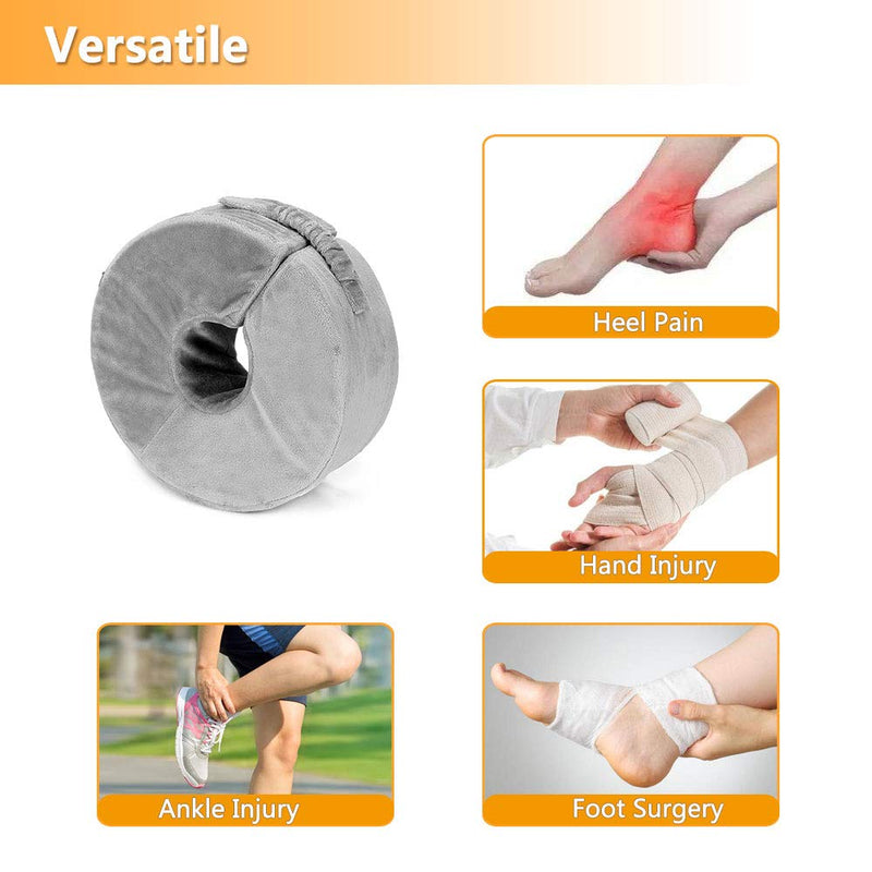 [Australia] - Foot Elevation Pillow Ankle Protector Heel for Pressure Sores Ulcer Cushion Foot Pillow Protectors Ankle for Bed Sore Feet Sleeping Pillow Elevated Foot Support Wedge Leg Elevator (Large, 1 PCS) Large 