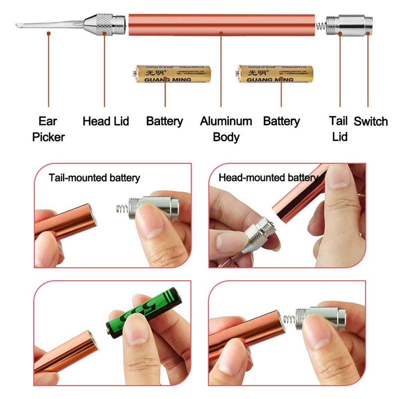 [Australia] - 7 Pcs Ear Cleansing Tool Set, Ear Cleaner, Earwax Removal Kit, Earwax Removal Tools Safely and Gently Cleaning Ear Canal at Home, Exfolimates, Earwax Cleaners, Ear Cleansing Tool with Storage Box 