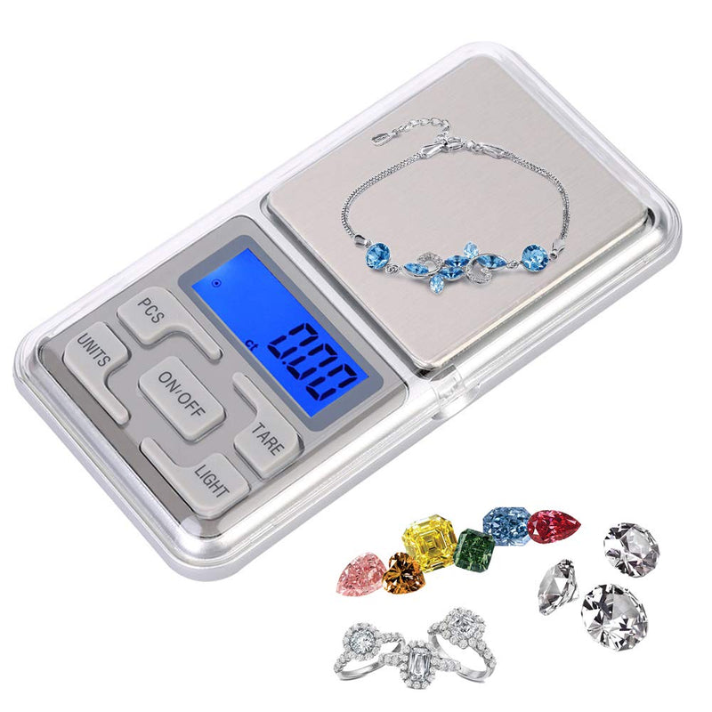 [Australia] - Portable Scale Electronic Scale Pocket Scale Digital Scale Digital Portable for Home(100g) 100g 